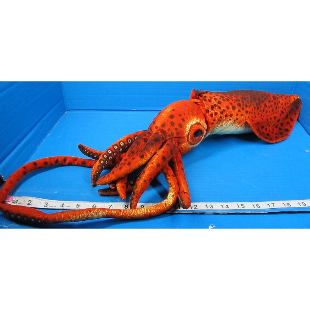 Fiesta Plush Realistic Print Squid 24" Stuffed Animal Toy Plush